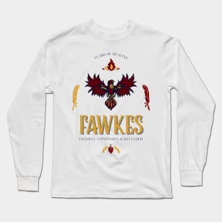 Fawkes the Phoenix Companion and Defender Wizardry Long Sleeve T-Shirt